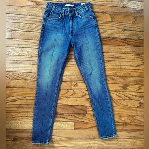 Levi’s orange tab skinny jeans